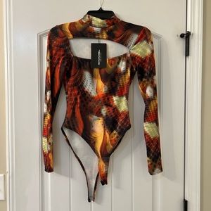 NWT Abstract Bodysuit